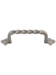 Normandy Norman Crest Pull - 4 3/4 inch Center-to-Center in Antique Pewter.